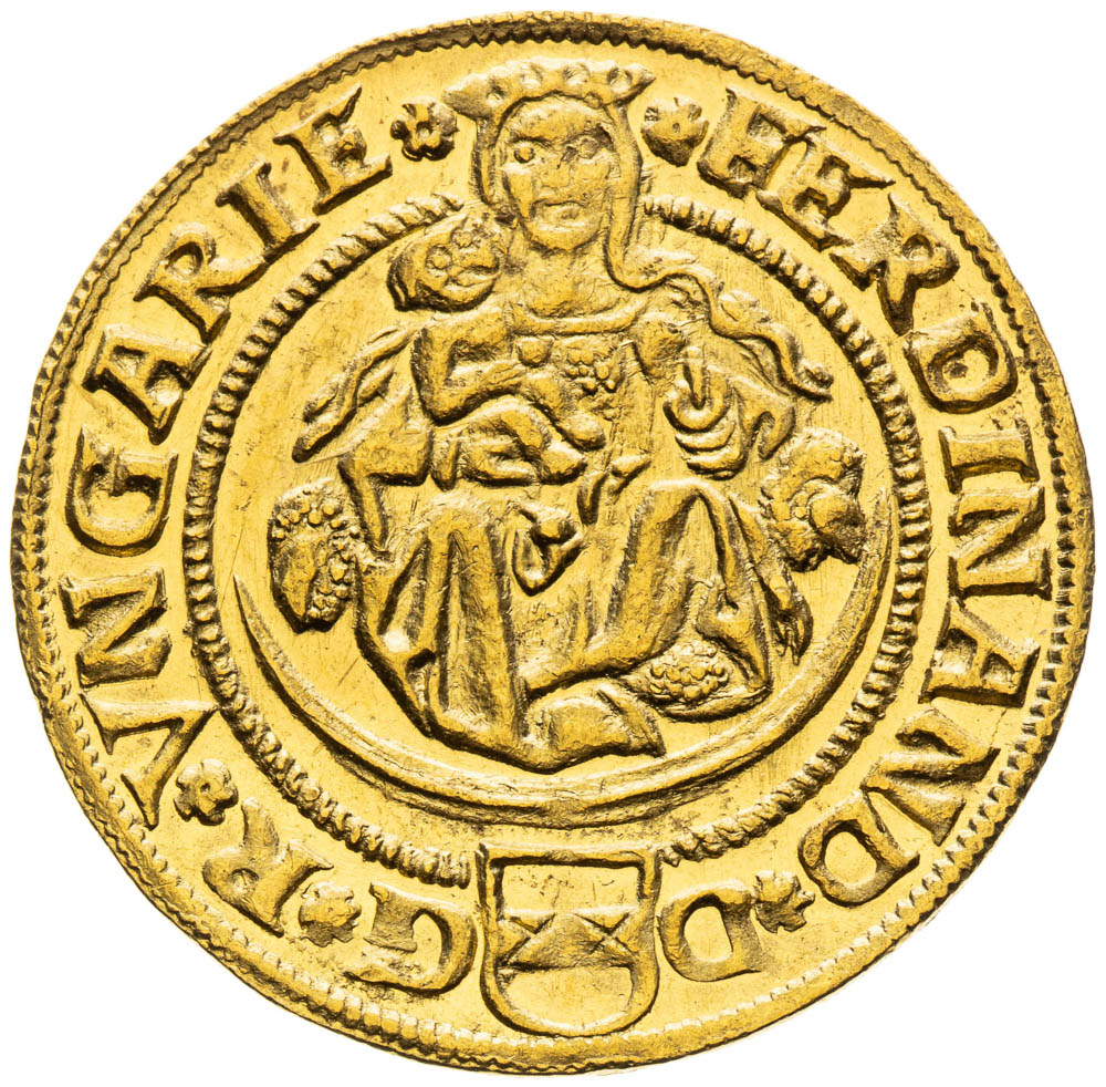 Dukát 1535 - avers