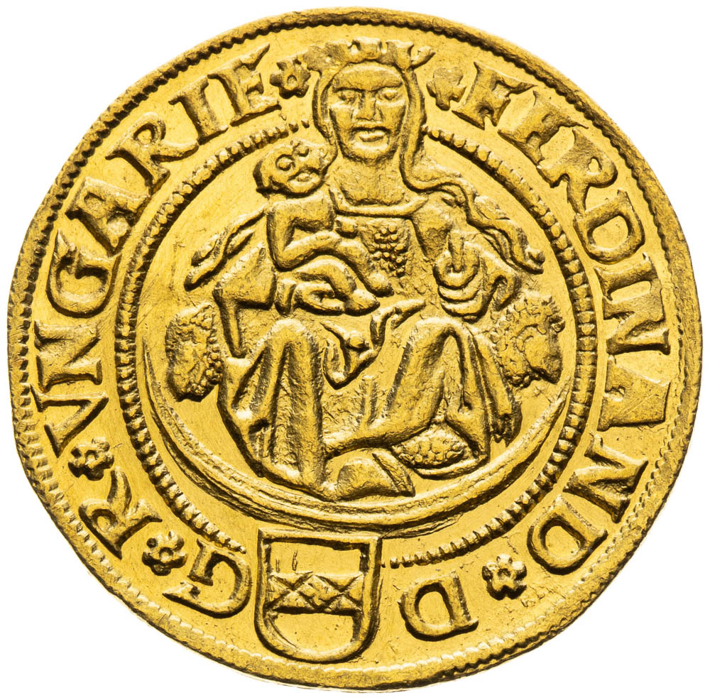 Dukát 1536 - avers