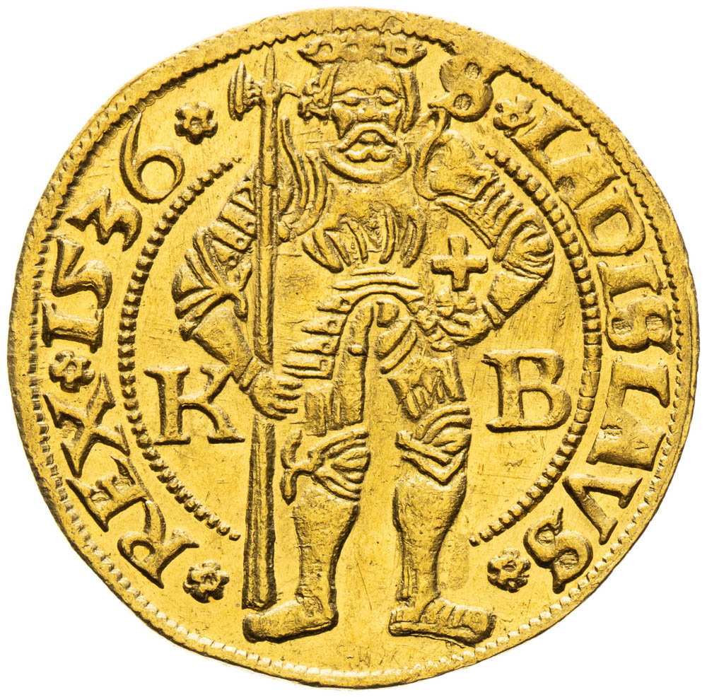 Dukát 1536 - revers