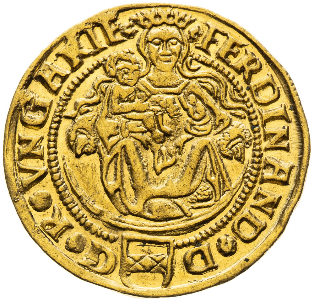 Dukát 1547 - avers