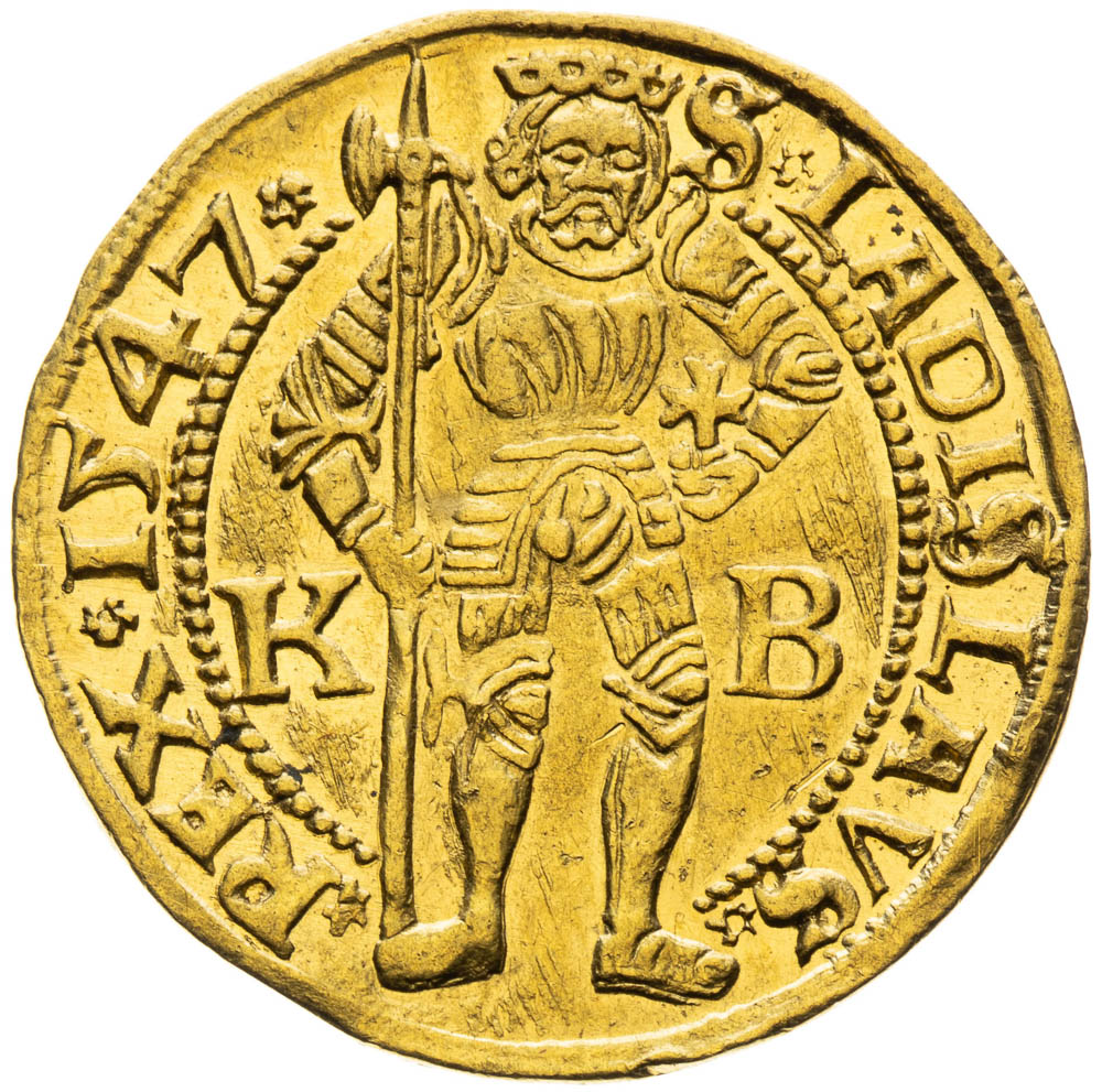 Dukát 1547 - revers