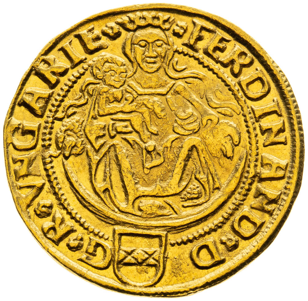 Dukát 1548 - avers