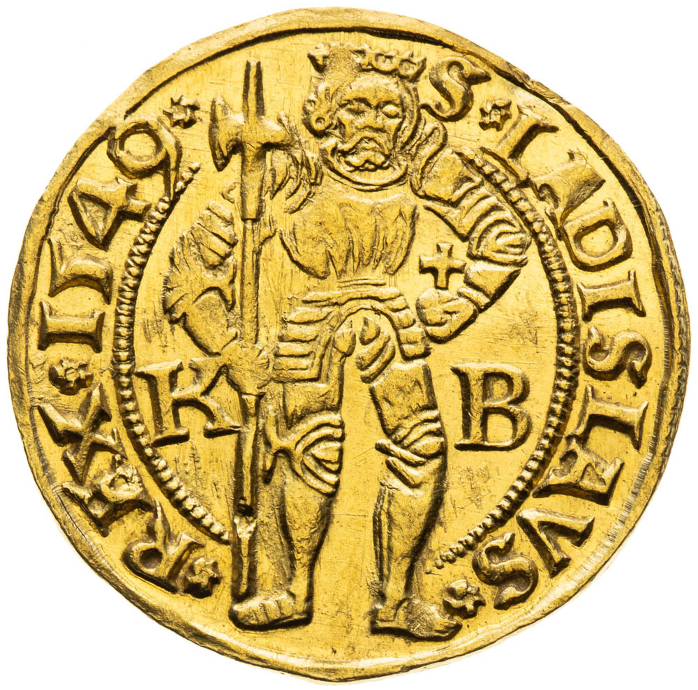 Dukát 1549 - reverz
