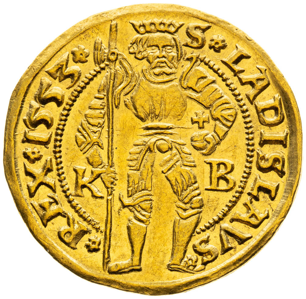 Dukát 1553 - reverz