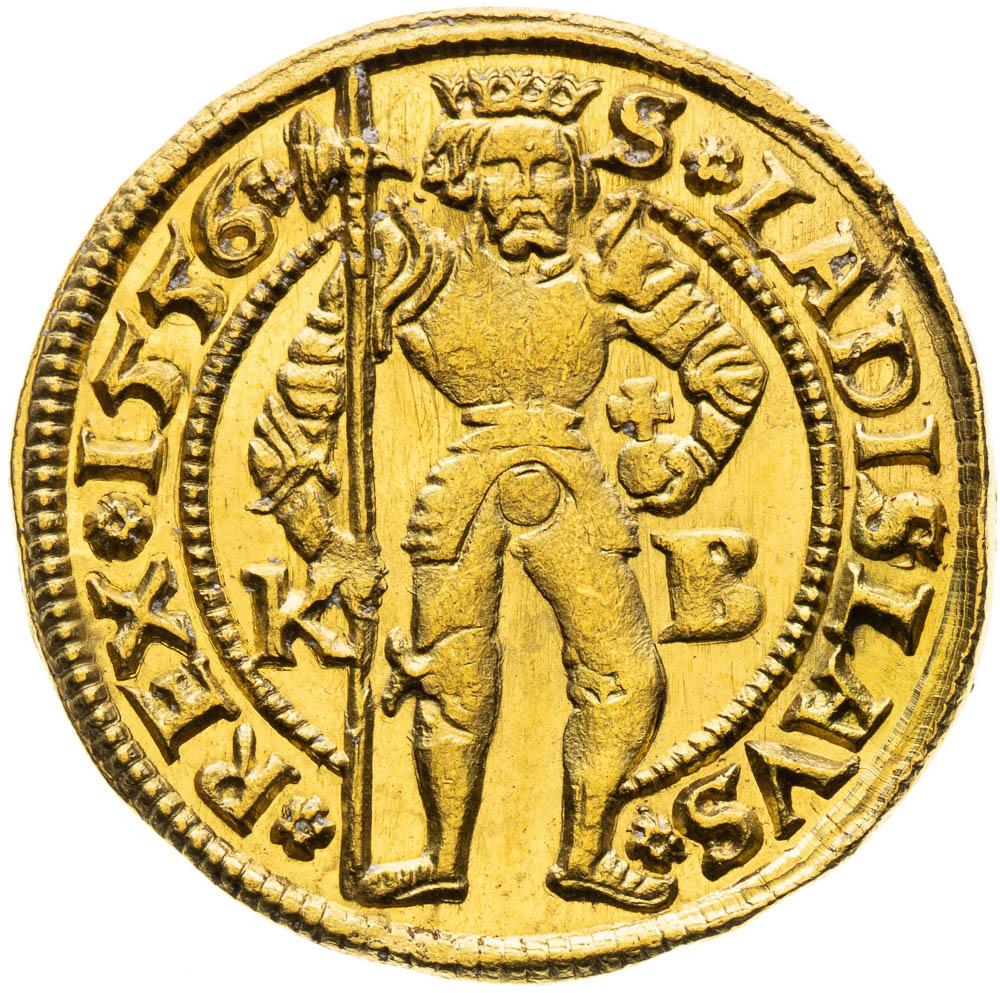 Dukát 1556 - reverz
