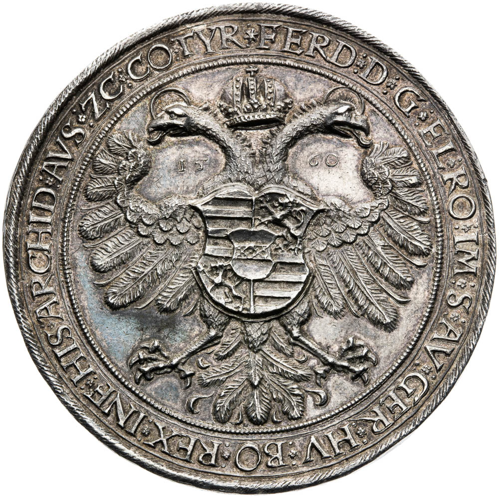 Silver medal 1541/1560 (1 1/2 Thaler) - back