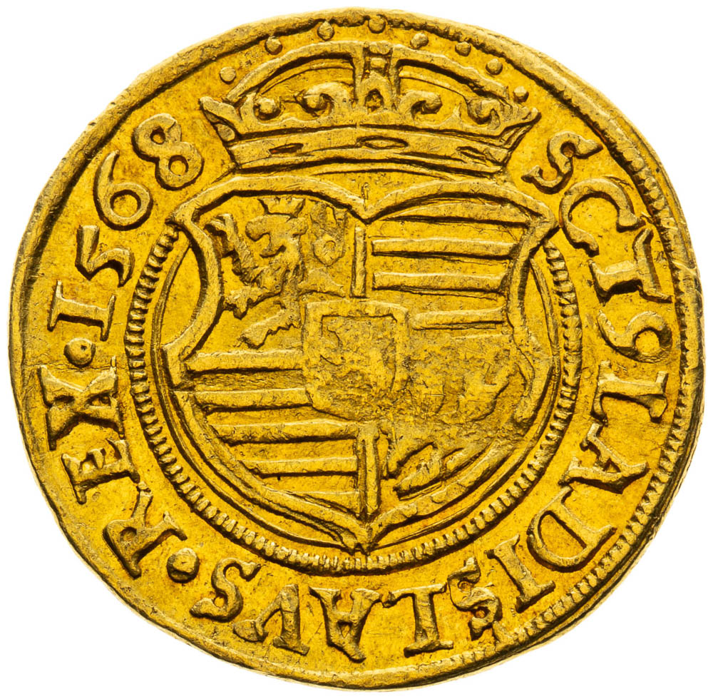 Dukát 1568 - revers