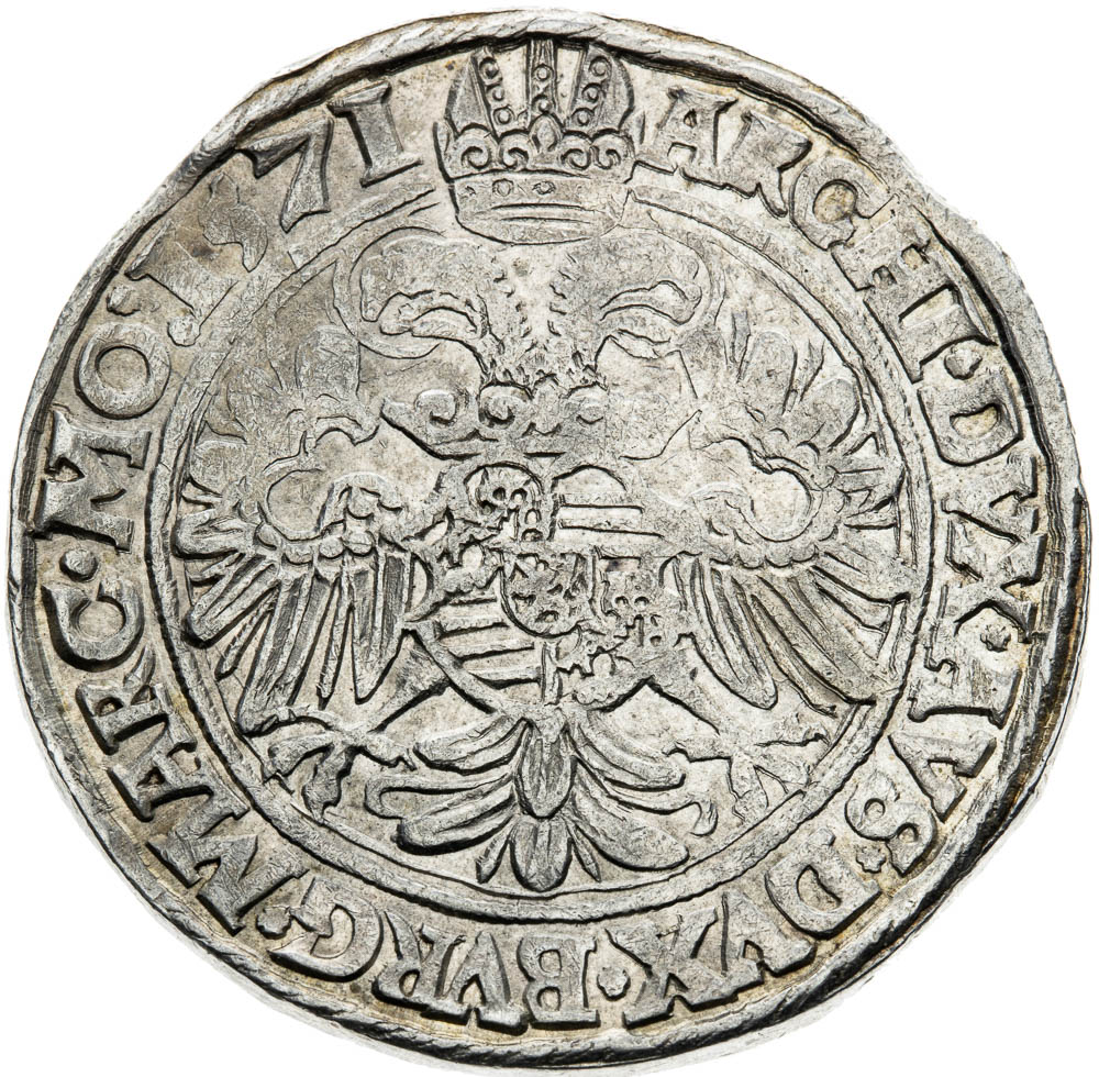 60 Grajciar 1571 - reverz