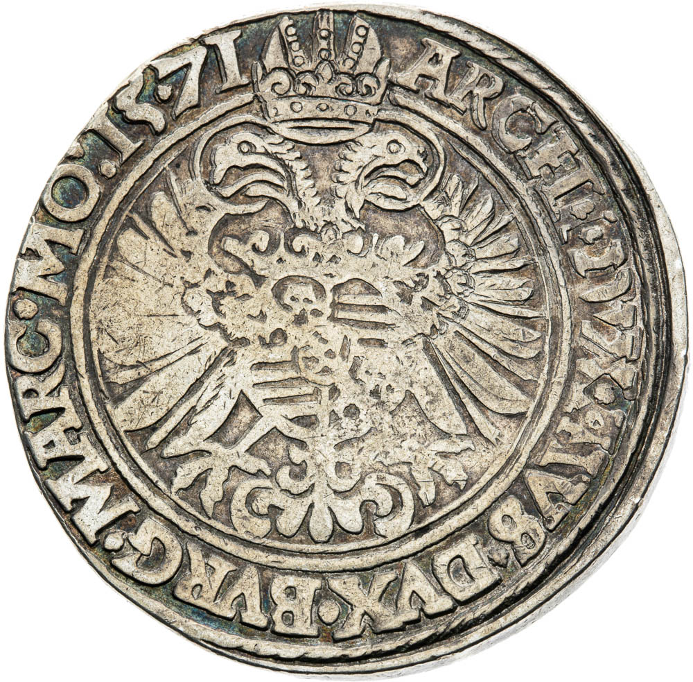 60 Grajciar 1571 - reverz
