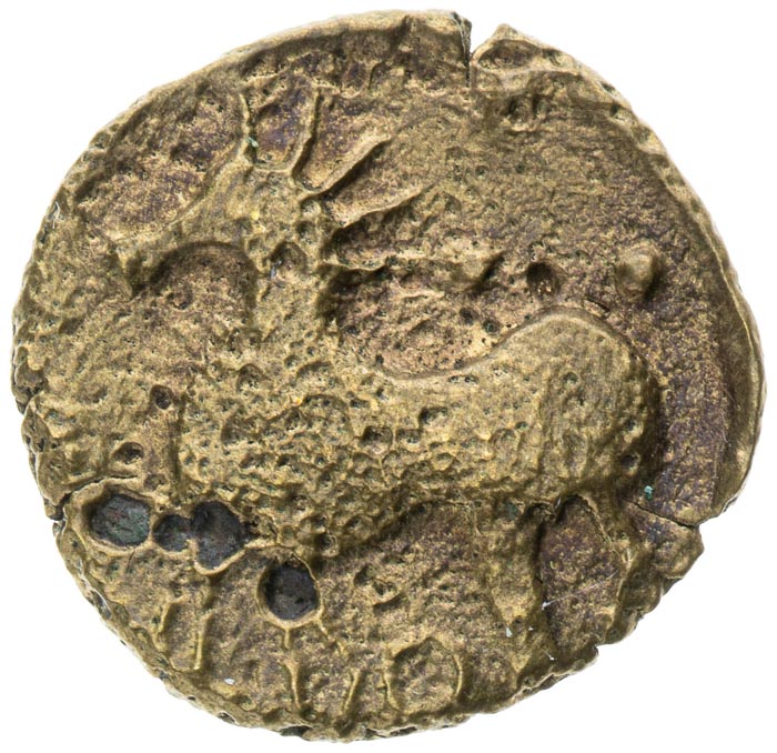 Drachm (AE originally silver plated?) - back