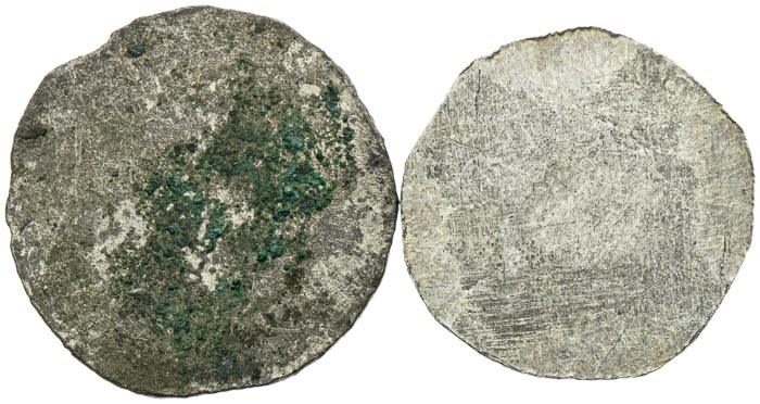 Denier – unstruck flans (11th–12th century) (2 pcs) - front