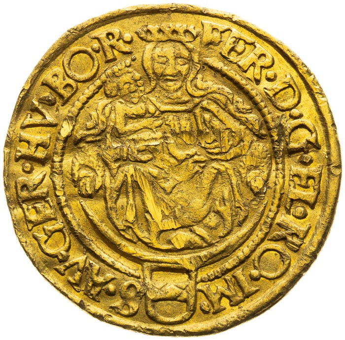Dukát 1558 - avers