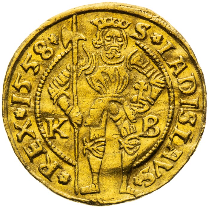 Dukát 1558 - revers