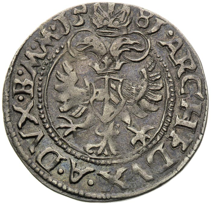 Bílý groš 1581 - revers