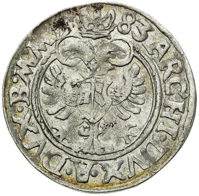 Bílý groš 1583 - revers