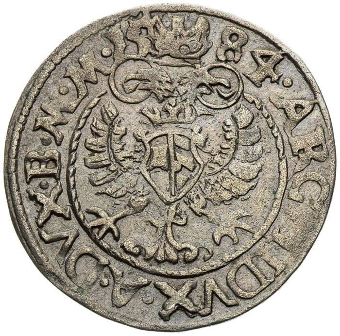 Bílý groš 1584 - revers