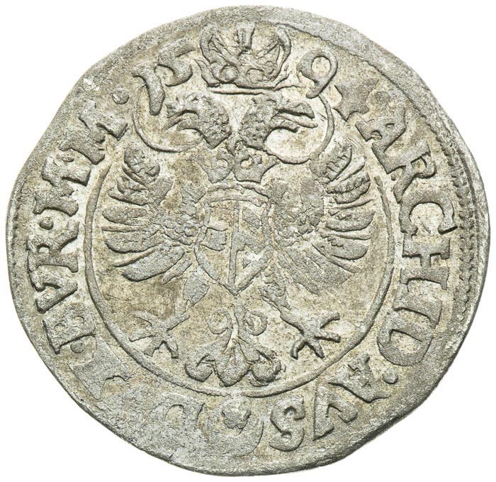 Bílý groš 1594 - revers