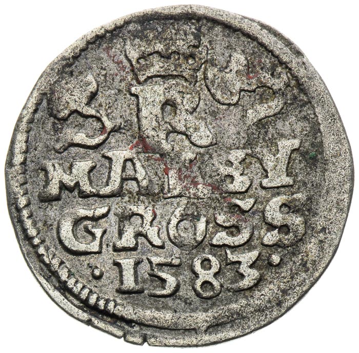 Malý groš 1583 - revers