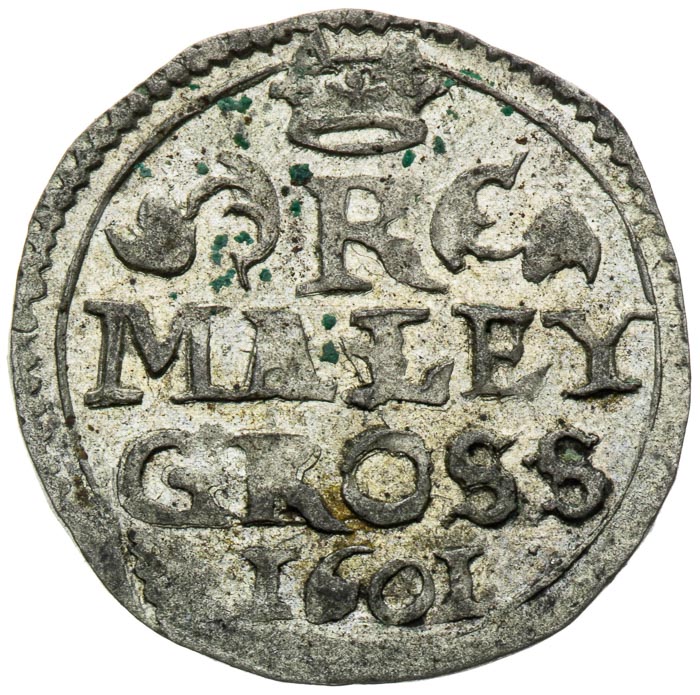 Malý groš 1601 - revers