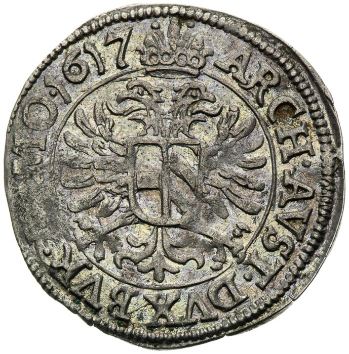 Bílý groš 1617 - revers