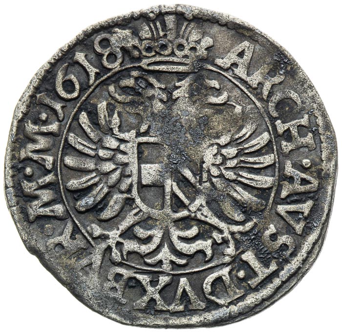 Bílý groš 1618 - revers