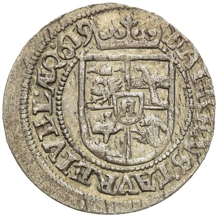 3 Krejcar 1619 - revers