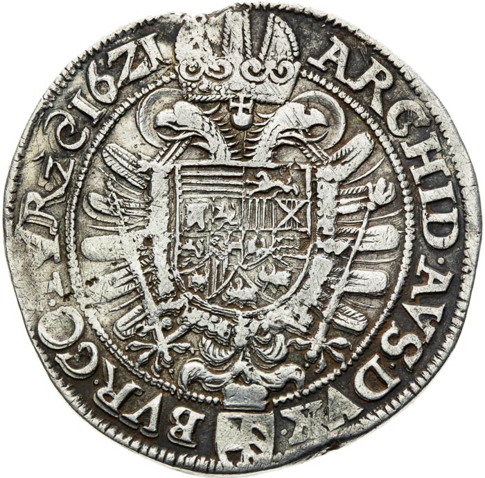 Thaler 1621 - back
