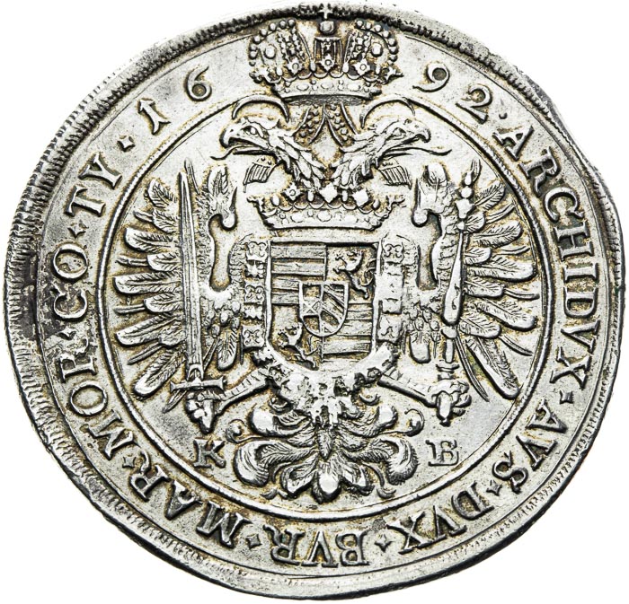 Tolar 1692 - revers