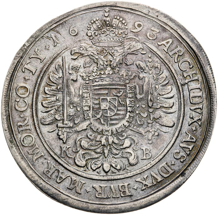 Tolar 1693 - revers