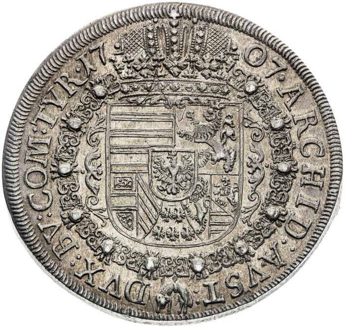Tolar 1707 - revers
