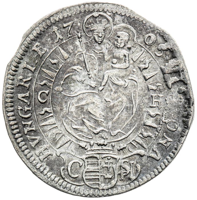 3 Krejcar 1706 - revers