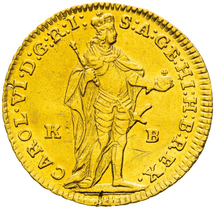 Ducat 1739 - front