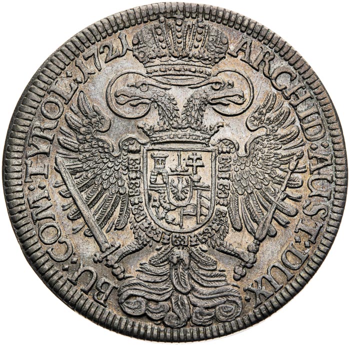Tolar 1721 - revers