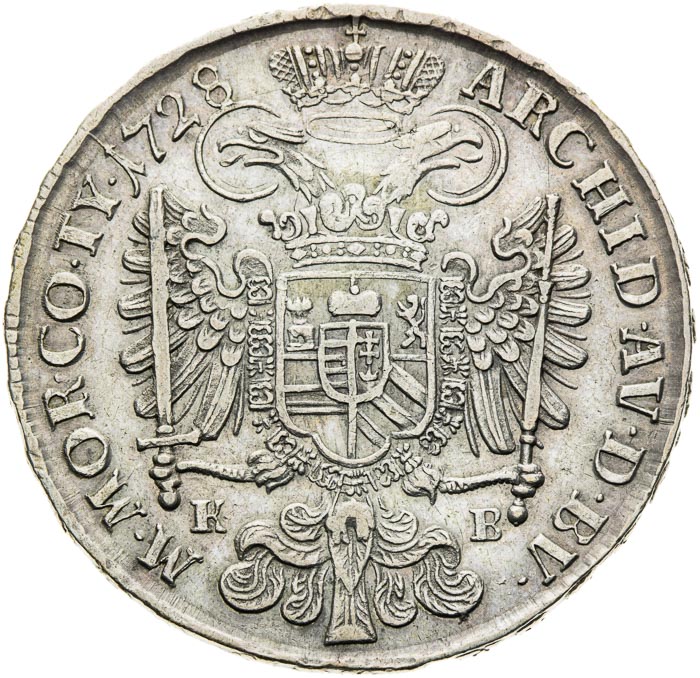 Tolar 1728 - revers