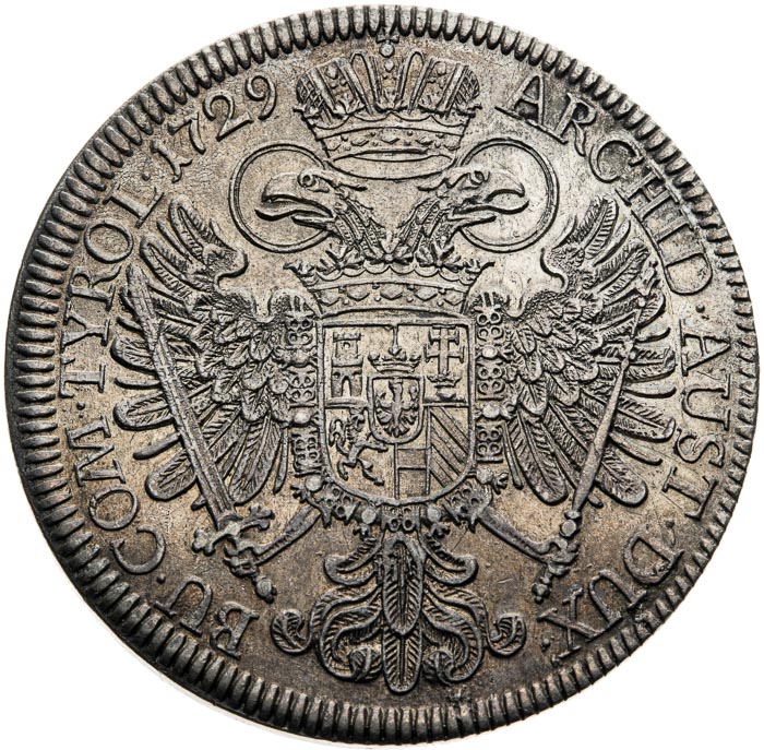 Thaler 1729 - back