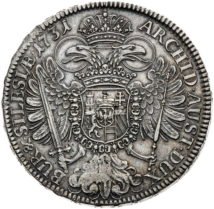 Thaler 1731 - back