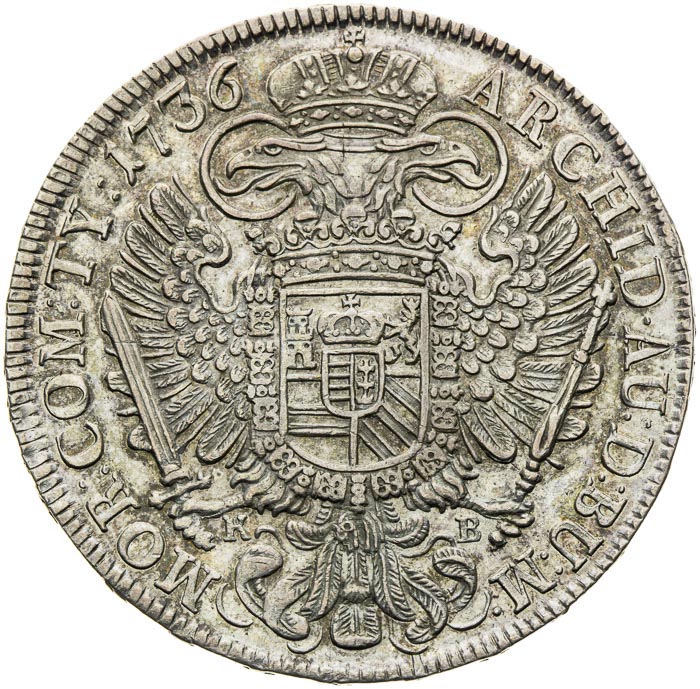 Thaler 1736 - back