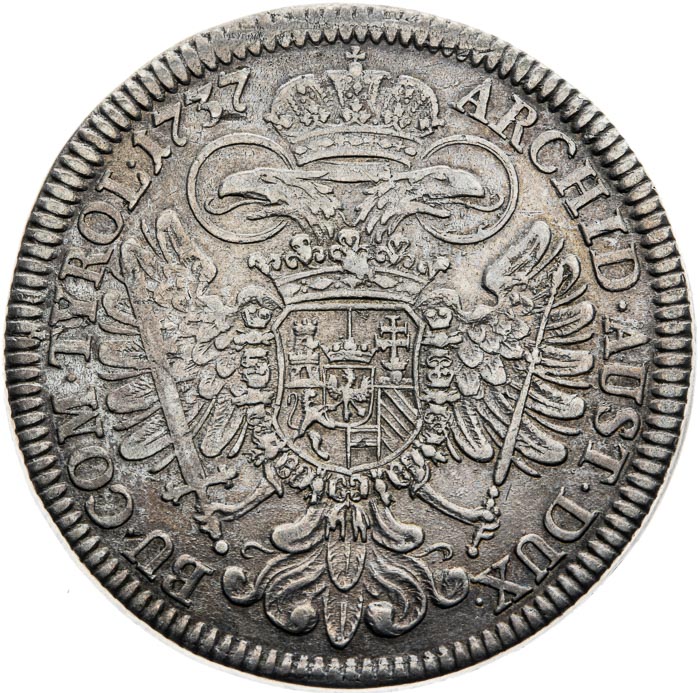 Thaler 1737 - back