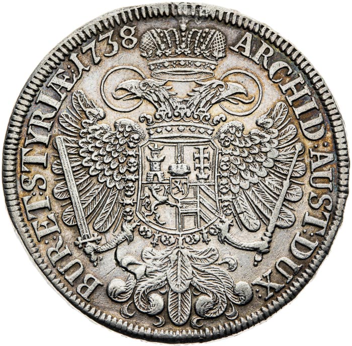 Thaler 1738 - back