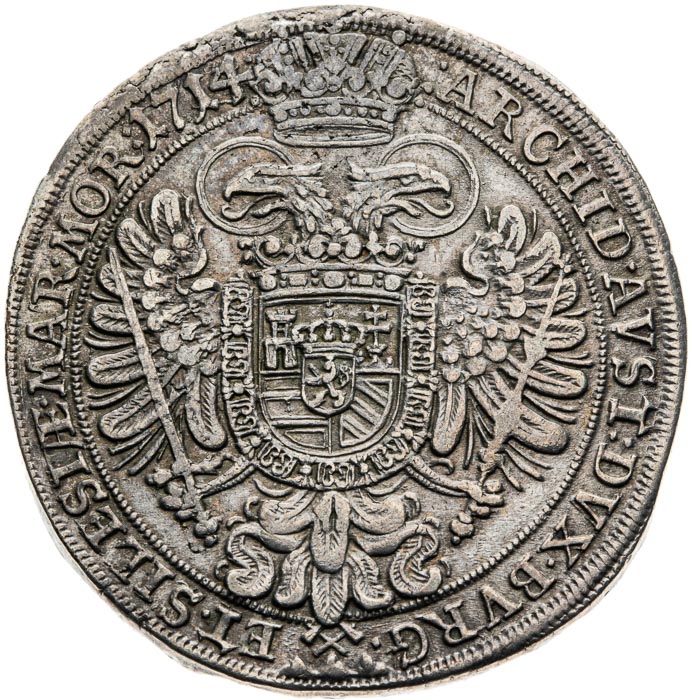 1/2 Tolar 1714 - revers