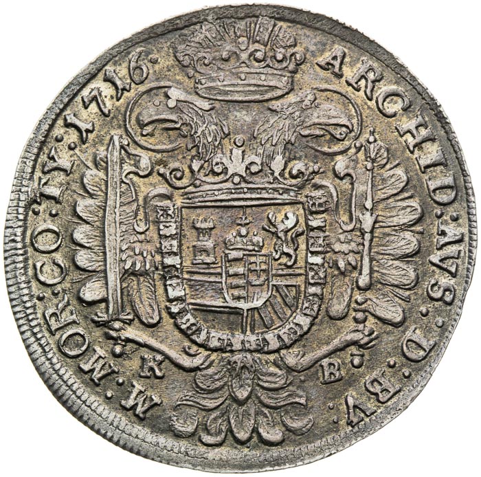 1/2 Tolar 1716 - revers