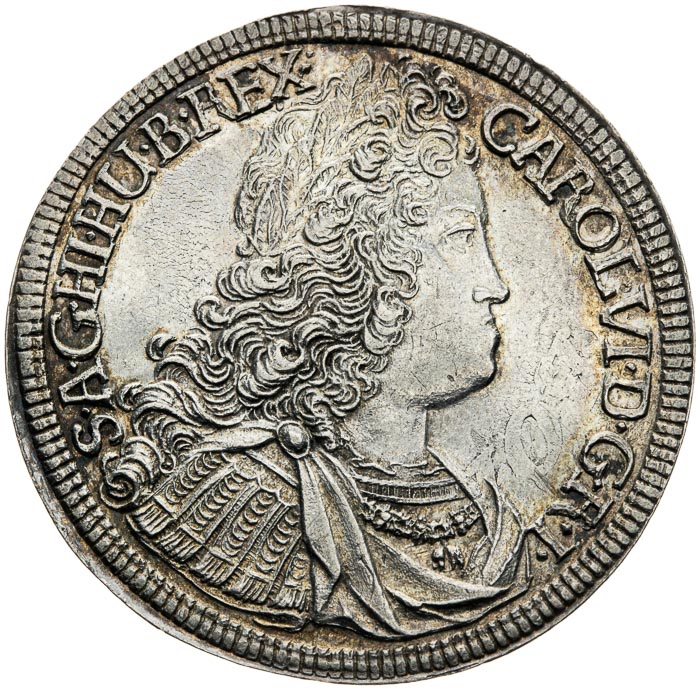 1/2 Tolar 1724 - avers