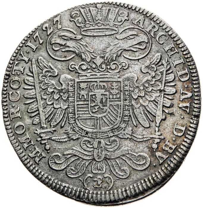 1/2 Tolar 1727 - revers