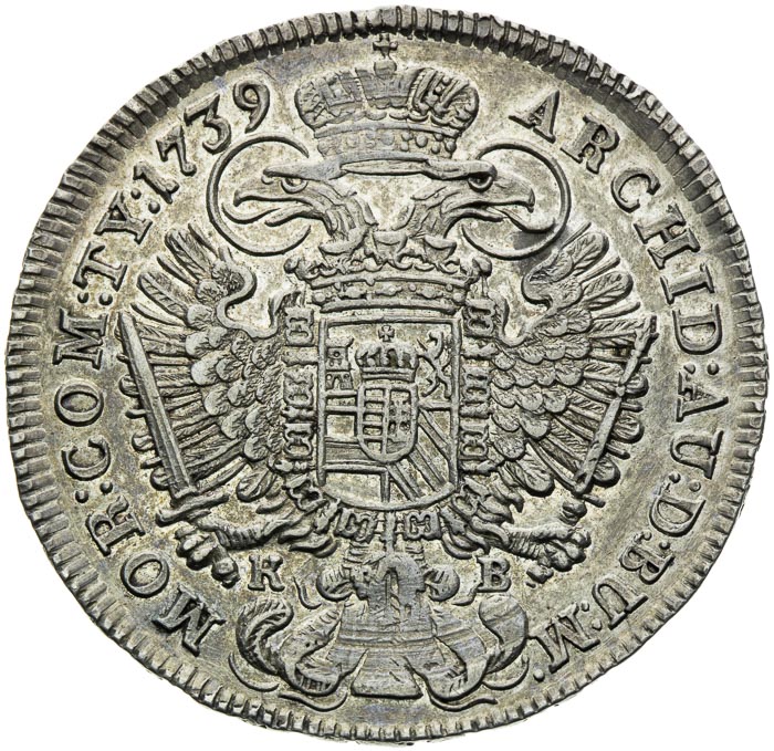 1/2 Tolar 1739 - revers