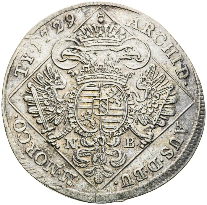 1/4 Tolar 1729 - revers