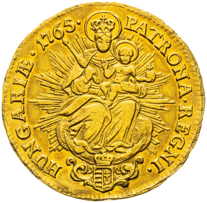 2 Ducats 1765 - back