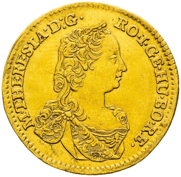 Ducat 1762 - front