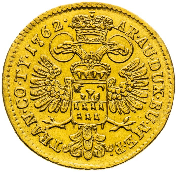 Ducat 1762 - back