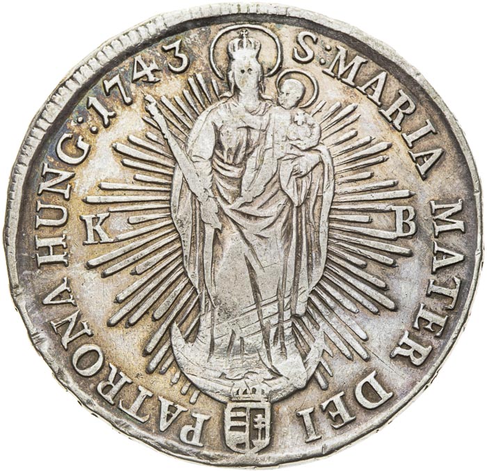 Thaler 1743 - back