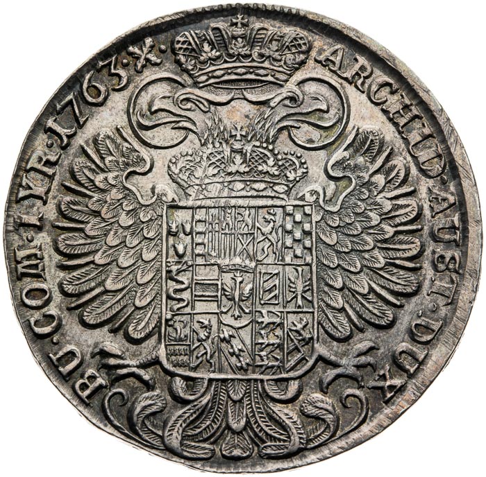 Thaler 1763 - back
